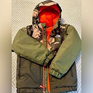 The North Face 4T winter jacket: camo
